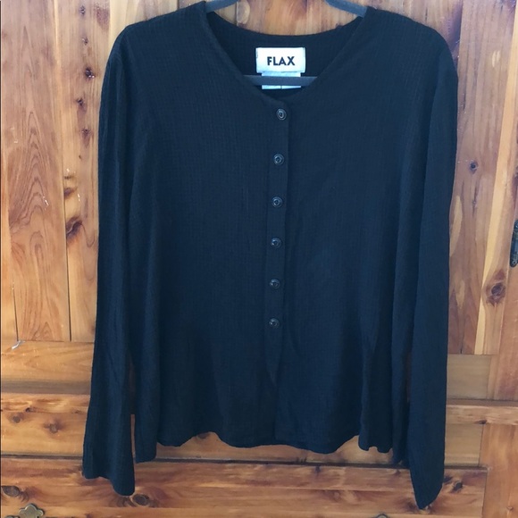 Flax top by Jeanne Engelhart - Picture 1 of 4